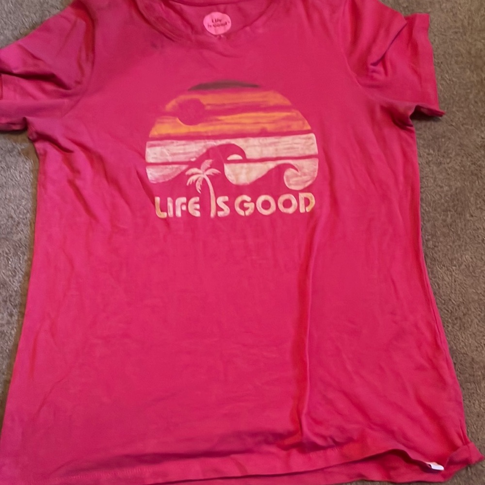 Life is good t shirt